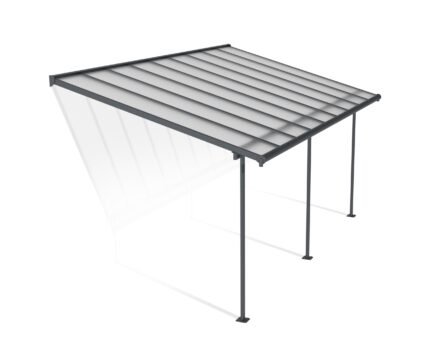 Canopia Palram Sierra Terrassenüberdachung Alu 555x295cm Anthrazit