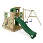 WICKEY Smart Camp Kinderspielturm mit Spielhaus & Rutsche