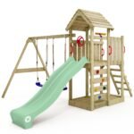 WICKEY MultiFlyer Kinderspielturm mit Schaukel & Rutsche