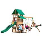 Backyard Discovery Belmont Spielturm Holz Rutsche Sandkasten