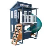 KidKraft Cozy Escape Stelzenhaus FSC-Holz Marineblau